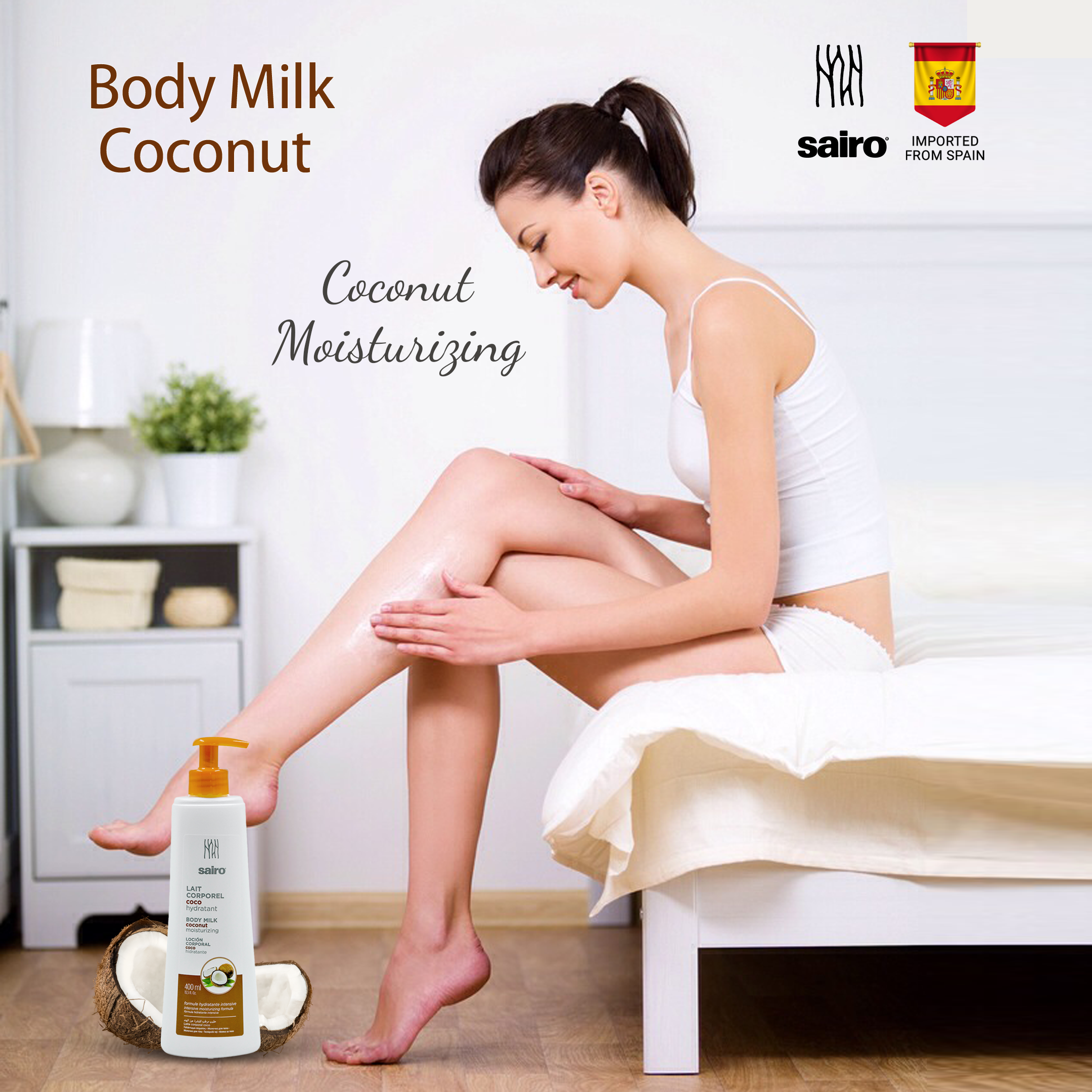Coconut Moisturising Body Milk - Sairo