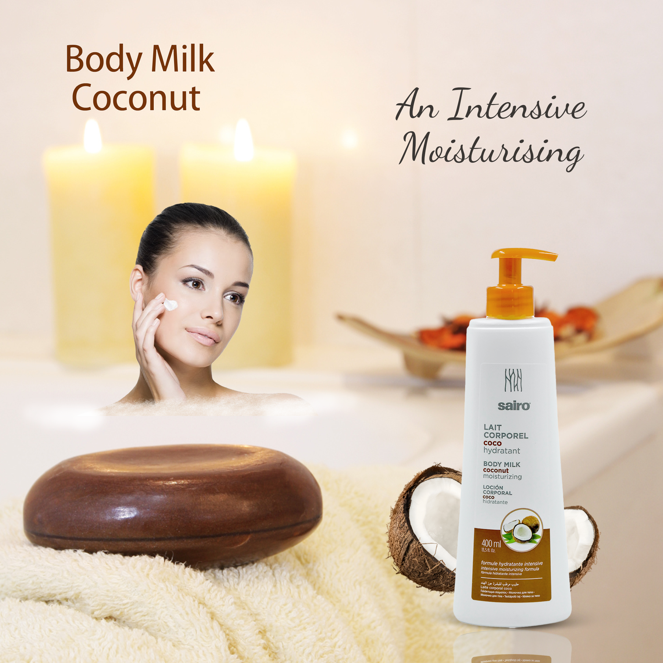 Coconut Moisturising Body Milk - Sairo