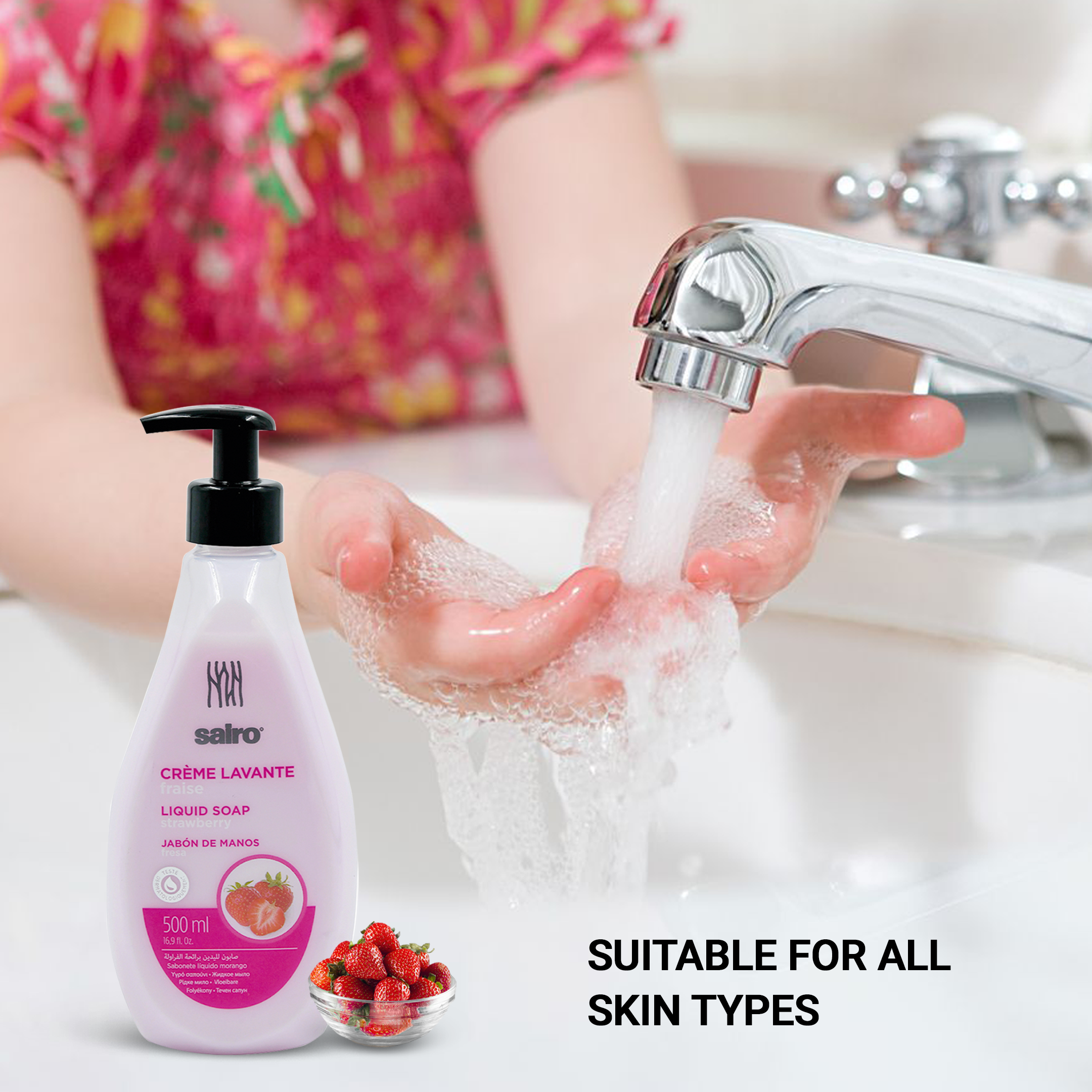 Strawberry Liquid Hand Wash - Sairo