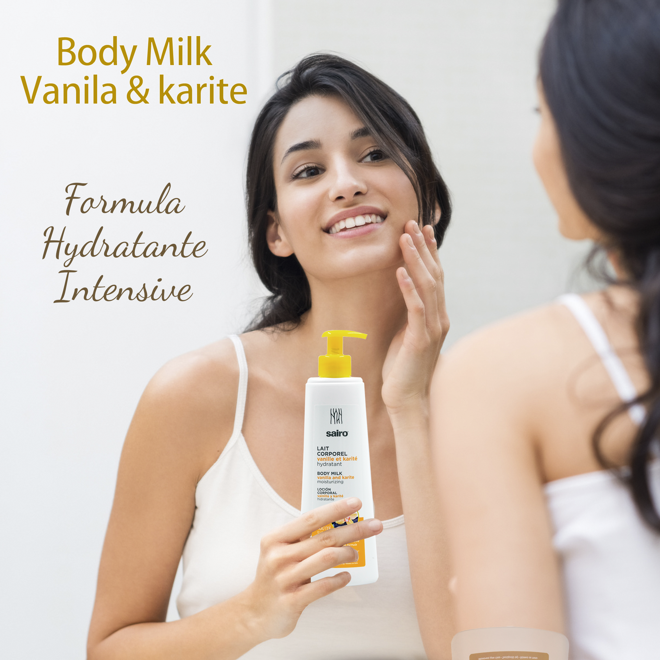 Vanilla & Karite Moisturising Body Milk - Sairo